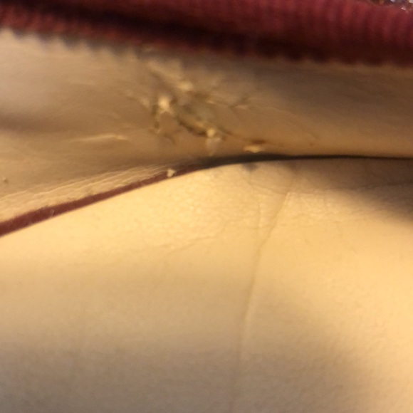 Nine West Morton ballet flat in wine with embellished beads and stones Sz 7M - Picture 6 of 8